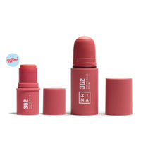 3INA MAKEUP - The No-Rules Stick 362 (Mini) - Pink Blush Stick for Eyes Lips & Cheeks w Hyaluronic Acid - Cream Blush