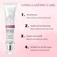 Ninnyi Mango Revitalize Eye Cream, Hyaluronic Acid Repair Cream, Mango Activating and Firming Eye Cream, Removes Eye Bags & Dark Circles