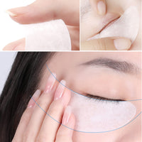 adspow Eyelash Extension Pads,Eye Gel Pads,Under Eye Gel Pads,Under Eye Gel Patches Lint Free Eye Patches for Eyelash Extensions (Black-20Pairs)