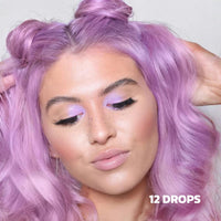 SHRINE Shrine Drop It PURPLE Hair Dye Drops | Semi-Permanent Vegan Customisable Hair Colour | Mix with Conditioner | Vegan & Cruelty-Free | Temporary Hair Dye | 20ml