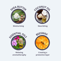 100% Natural Sleep Balm Softens Skin Whilst Relaxing, Sleep Rub on The Temples or Pulse Points, Lavender, Bergamot and Camomile Essential Oil & Valerian Root in Balm for Good Night Sleep aid