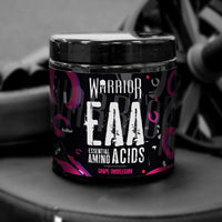 Warrior EAA - Essential Amino Acids - 360g - Provides Exceptional Support for Recovery & Muscle Soreness - Formula Includes Cyclic Dextrin, Taurine and More, Grape Bubblegum