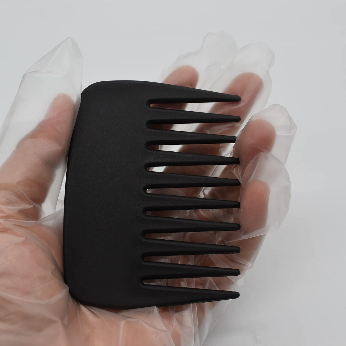 AIRERA 2 Pieces Professional Pompadour Streaker Afro Hair Combs, Mens Slickback Styling Comb, Wide Tooth Wet Pick Hair Beard Comb, Anti-Static Heat Resistant Hairdressing Shower Comb for Men Salon (A)