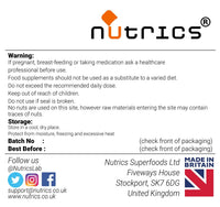 Nutrics® MYO INOSITOL 550mg | 90 V Capsules (1 Month Supply) | Suitable for Vegan Vegetarian Halal Kosher