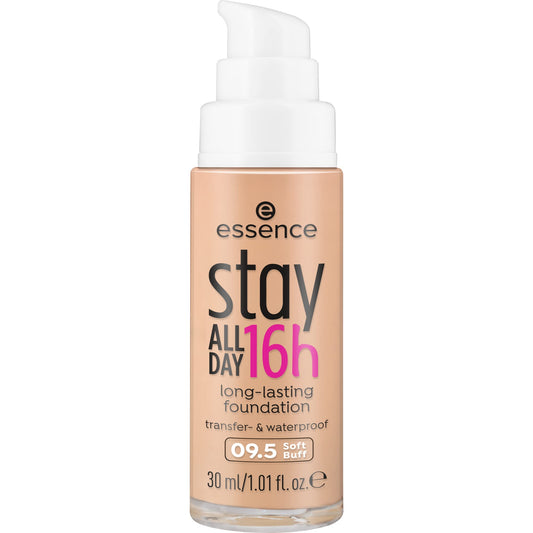 essence Stay All Day 16H Base de maquillaje de Larga duración #09,5- Soft Buff 30 ml