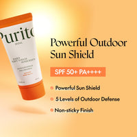 PURITO SEOUL Daily Soft Touch Sunscreen, SPF50+ PA++++, Ceramides, Non White Cast, Water-Resistant UVA & UVB Protection, K-Beauty