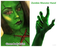 Go Ho Makeup Liquid Green Face Body Paint(2.1 oz),Green Makeup Water Based Face Paint and Body Paint for Special FX, Cosplay, and Halloween Make up