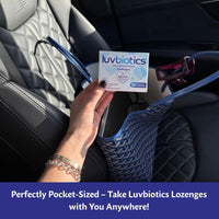Luv Biotics Sugar Free Original Mint Lozenges with Oral Probiotics, Xylitol & Aloe Vera - 3 x 30 Lozenges