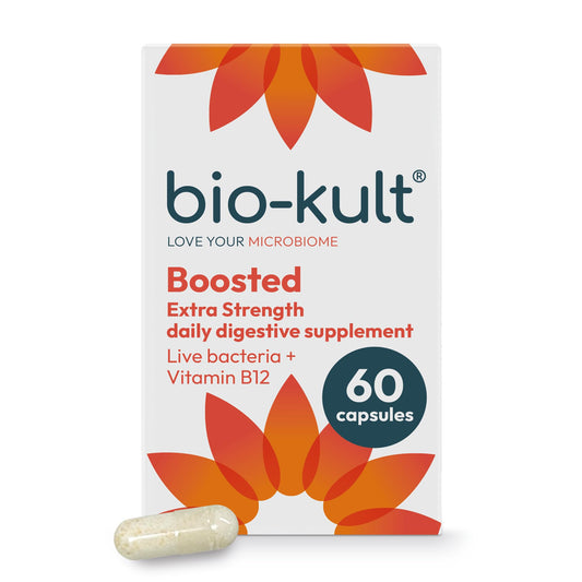 Bio-Kult Boosted Supplement, 14 Live Strains, Vitamin B12, 60 Capsules