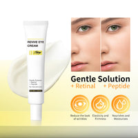 Revive Eye Cream for Face and Neck, Retinol Eyes Cream with Niacinamide & Coffea Arabica, Retinol Revive Eye Cream for Wrinkles, Reduces Wrinkles, Nourishing and Moisturizing, 40ML