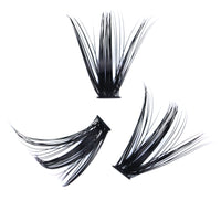 Individual Lashes 300 Pcs LAUBESS Lash Clusters Individual Eyelash Clusters Eyelash Extension Kit False Lashes Individual Cluster Lashes Mix (20D/40D/50D-0.07D-8-16mm)