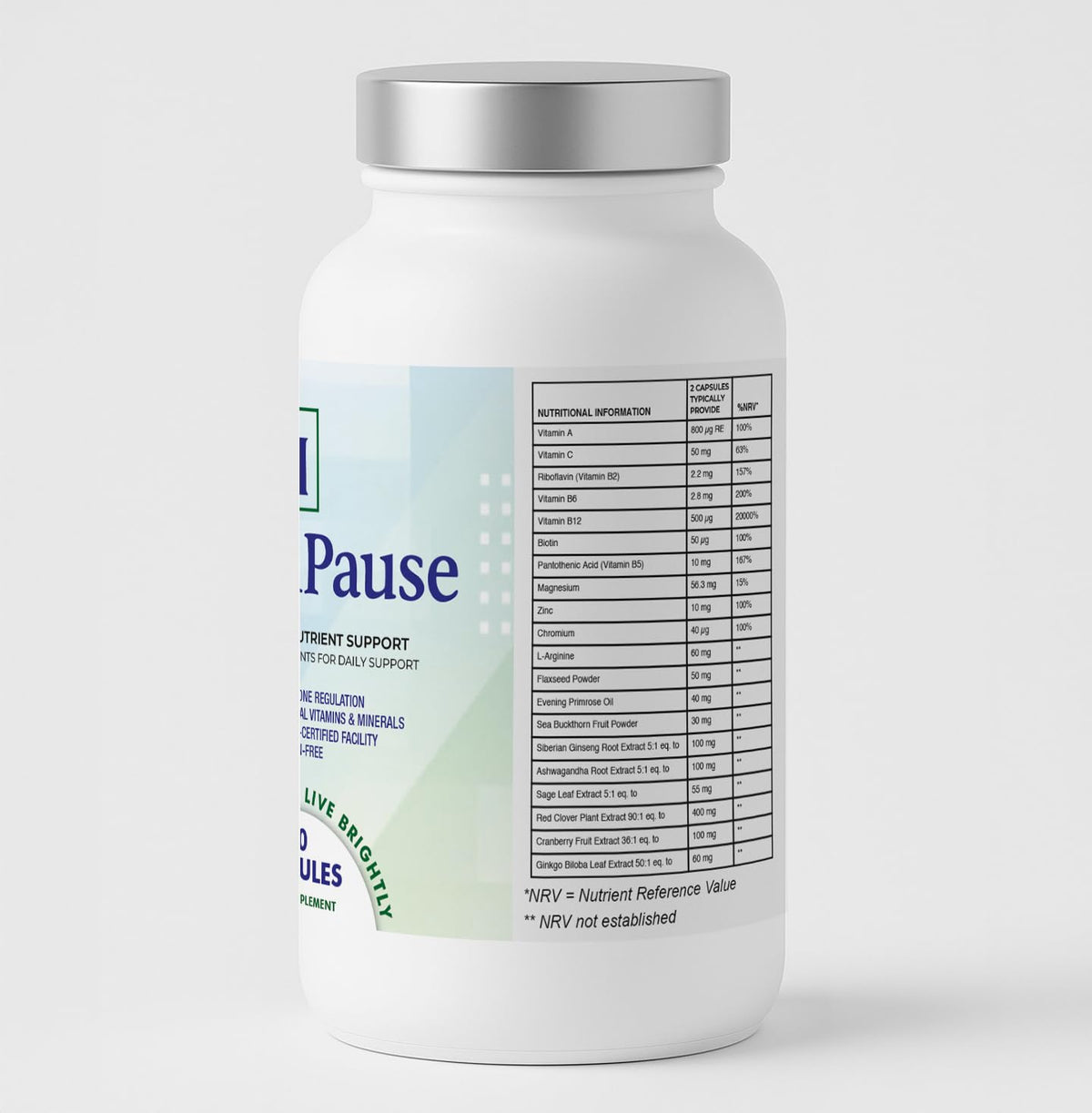 HavenPause Menopause Relief Supplement by Harmony Haven – Multi-Nutrient Natural Hot Flash & Night Sweat Support – Balance for Women – 1 Month Supply - Vegan Friendly