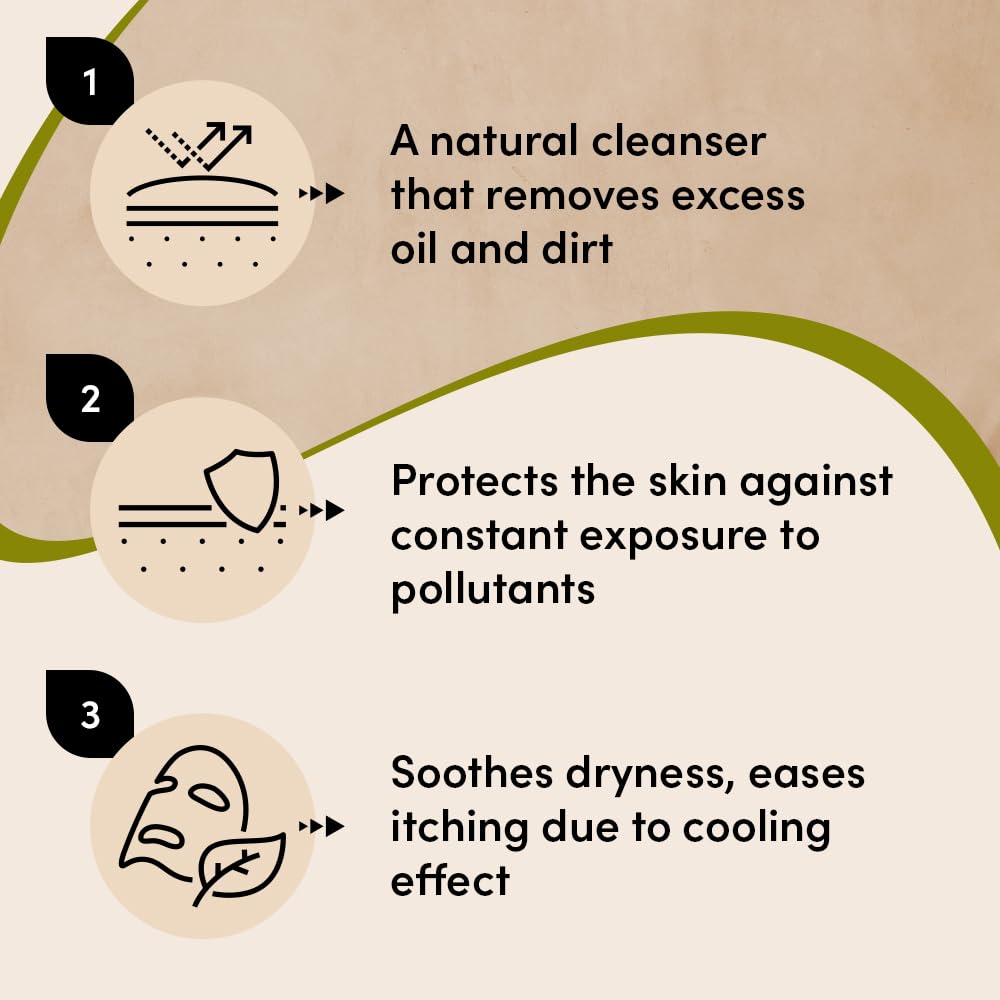 Urban Veda Purifying Face Wash with Neem | Oily Skin Face Wash with Spearmint | Tea Tree Oil for Acne Treatment | Acne Facewash with Ecualyptus Oil | Women & Mens FaceWash for Skin Care | 150 ml