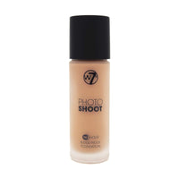 W7 Photoshoot Foundation - Rich and Full Formula - Long Wear, Budge-Proof Coverage (Natural Beige)