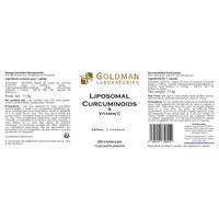 Goldman Laboratories Liposomal Curcuminoids Trust from Goldman Labs– 30 Vegetable Capsules with Vitamin C – Strength – Absorption & Bioavailability- Antioxidant – Immunity – Joint Health – Vegan, Gluten Free & Non-GMO