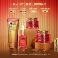 LAKMÉ Lakme Glycolic Illuminate Serum with 1% Glycolic Acid Reduces Dullness & Improves Texture, 30ml by Glowrity