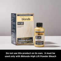 Jerome Russell Bblonde Maximum Lift Cream Peroxide 20 Vol - Permanent Blonde Hair Dye for Blonde to Light Brown Hair Colour & Bleach with 6% Peroxide & Avocado Oil, Lifts 4-5 Shades, 75ml
