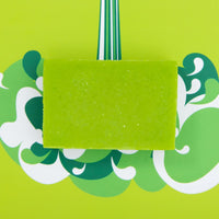 Shower Blocks - Lime & Sandalwood Solid Shower Gel | Plastic, Cruelty and Paraben Free | Vegan | Moisturising Body Soap For The Shower
