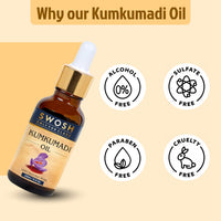 SWOSH Ayurveda Kumkumadi Tailam -Kumkumadi Face Oil With Saffron for Glowing Skin(10 ml) - 100% Vegan and Chemical Free | Helps Revive and Repair Dull and Damage Skin