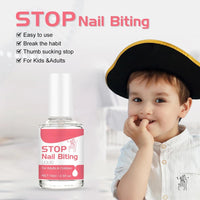 Stop Biting Your Nails with Fast， Clear Varnish with Treatment Benefits for Adults & Children，Acting Anti Nail Biting Nail Polish， Prevent Nail Biting with Easy Application