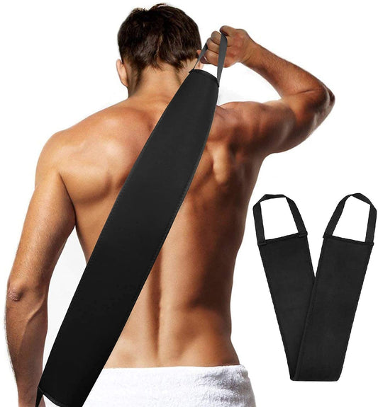 Lerkely Tanning Back Applicator, Self Back Body Lotion Applicator for Apply Tanning Lotion/Cream (10.5X59 CM, Black)