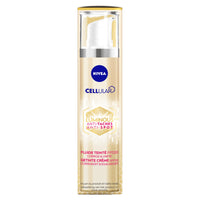 NIVEA CELLULAR LUMINOUS FPS20 Tinted Fluid (1 x 40 ml), Unifying Face Care Anti-Pigment Spots, Face Cream with a Fluid Formula enriched with active ingredients