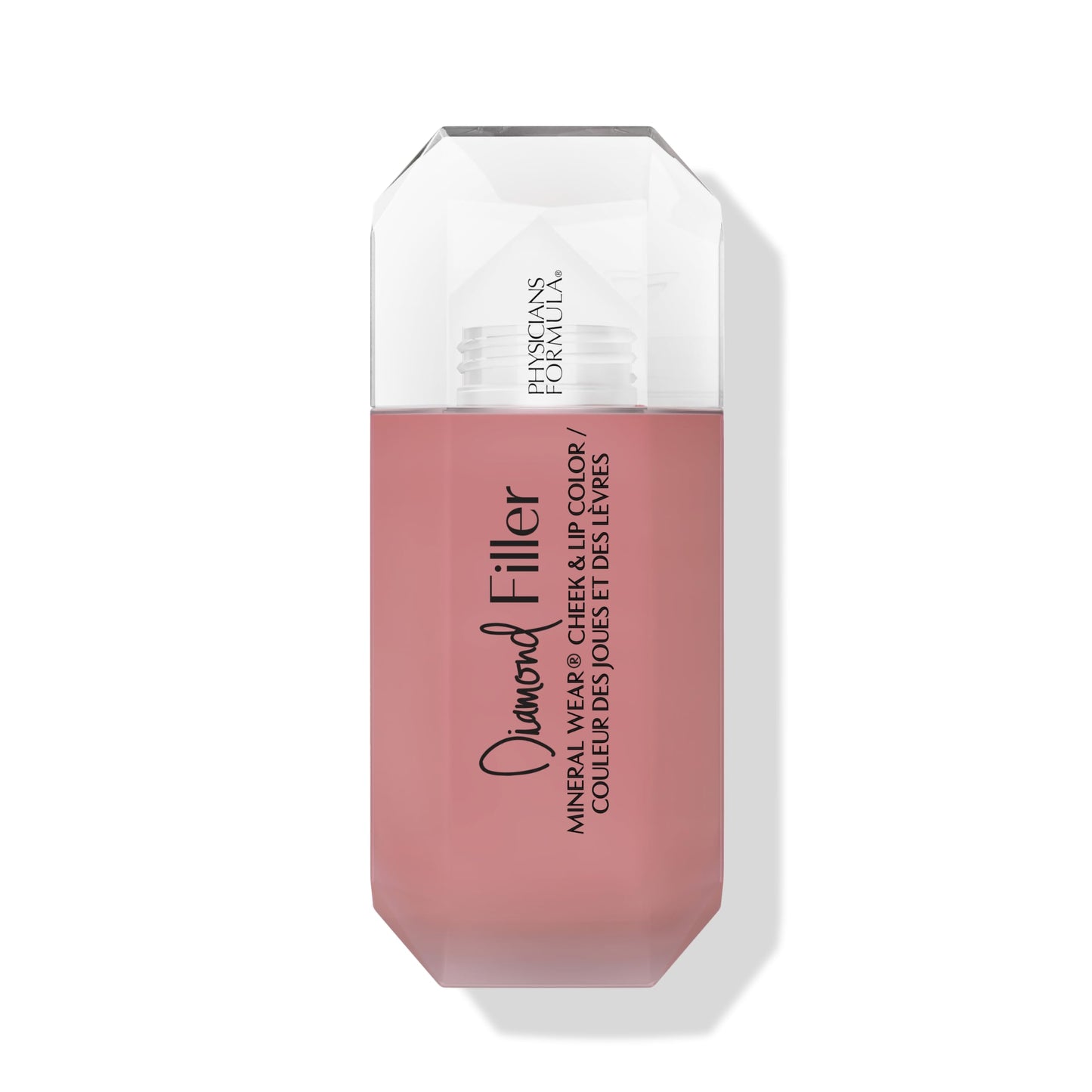 Physicians Formula, Mineral Wear Diamond Filler Cheek and Lip Color, Lip and Cheek Tint with Serum-to-Cream, Multi-Use Plumping Formula, Enriched with Vitamin E, Brilliant Peach