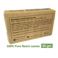 Natureza Organic Neem soap Herbal Handmade Anti acne 90g
