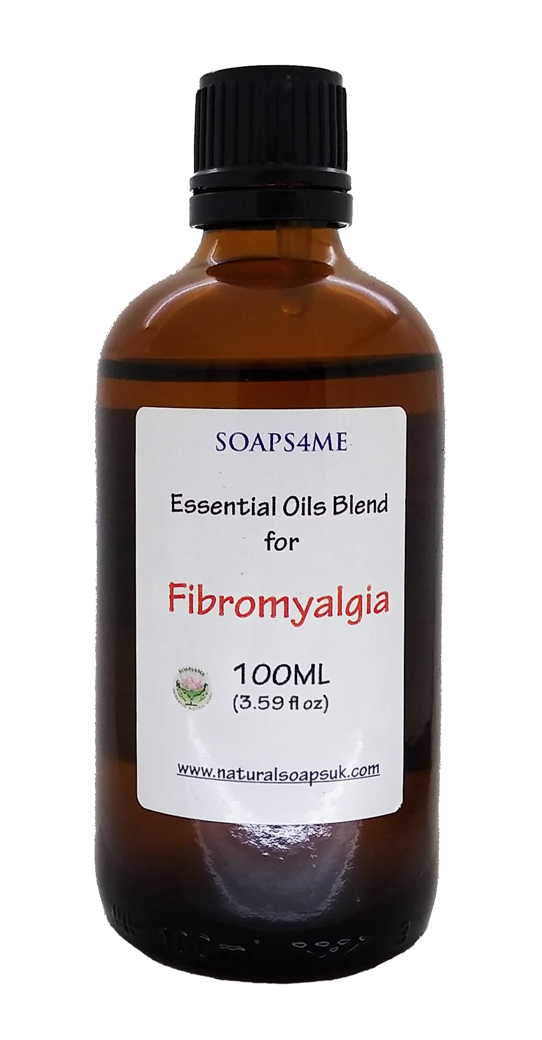 SOAPS4ME Fibromyalgia Relief Essential Oils Blend | Body Oil | Massage Oil | 100ml