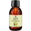Pure World Avocado Oil 100ml 100% Pure and Natural Cold Pressed Premium Quality Avocado Oil Skin, Edible