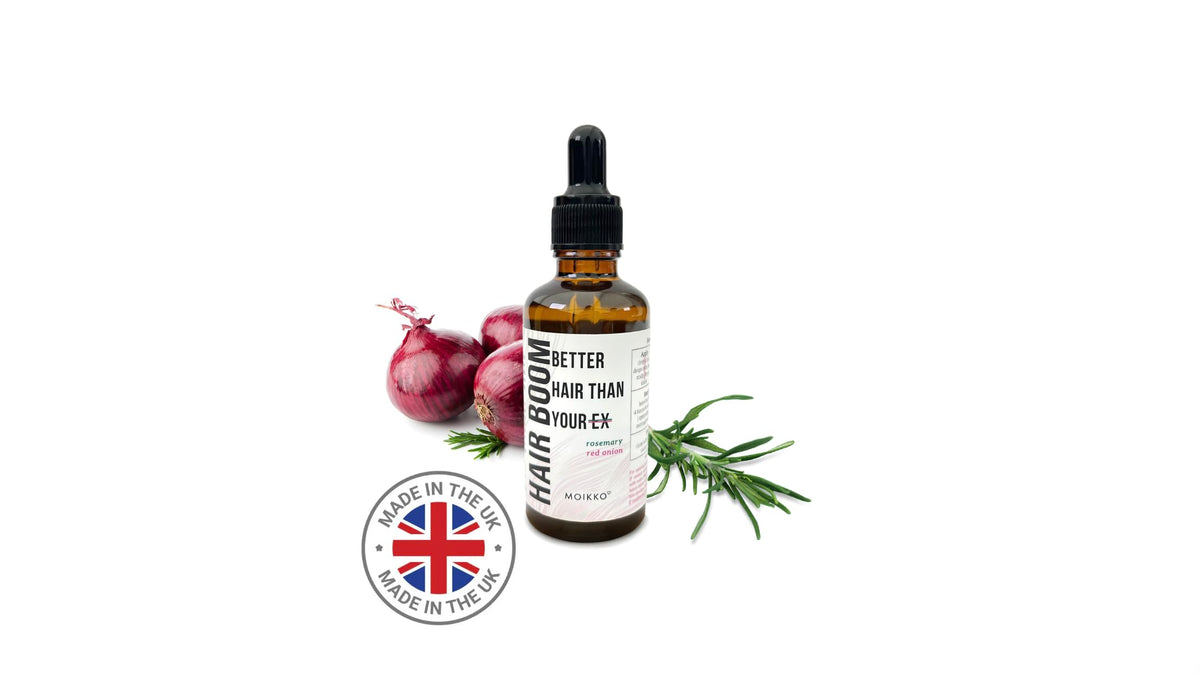 Generic Hair Growth Oil 100% Natural with Castor, Jojoba, Avocado, Hibiscus, Argan, Peppermint, Basil, Aloe, Red Onion, Clove & Rosemary - Promotes Thickness & Strength