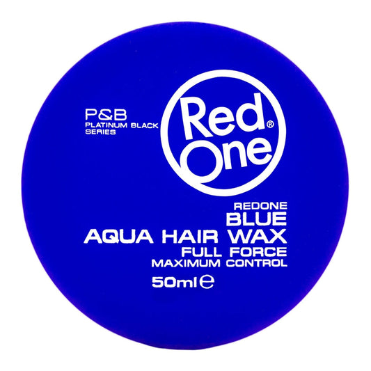 Redone Hair Styling Aqua Wax Blue 50 ml | Travel Size | Strong Hold l | Hair Gel Wax | Ultra Hold | Men & Women Hair Wax | Bubblegum Scent | Maximum Control