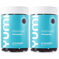 Yumi Nutrition Ashwagandha Gummies | High Strength 1200mg Per Serving Ashwagandha Capsules | 3% Withanolides Help Reduce Stress, Promote Calm & Sharpen Your Focus | x120 Elderberry Flavoured Gummies | 2 Month Supply