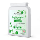 Pharmanostix Saccharomyces Boulardii Supplement 90 Capsules, High Strength, 5 Billion cfu Organisms, No Refrigeration Required, Non-Colonising Yeast with Added Olive Leaf, Biotin and Vitamin D, UK Manufactured
