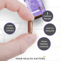 Lutein Natural Eye Supplement – 90 Vegan Capsules - Zeaxanthin, Meso Zeaxanthin, Bilberry Extract, Vitamins A, B12 & Zinc – for Maintenance of Normal Vision – Made in The UK by Nutravita