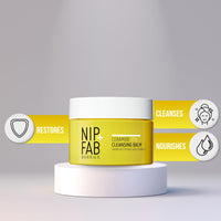 Nip+Fab Ceramide Fix Cleansing Balm, Gentle Makeup Remover & Skin Restorer, With Pseudoceramides, Squalane, Niacinamide, Fragrance-Free, Vegan, Cruelty-Free, Made in the UK