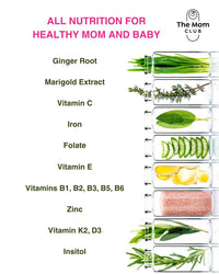 The Mom Club 4th Trimester Vitamins for new Moms – Ideal for Energy, Mood, Hormone Balance & Healing – Recovery Postnatal Multivitamin with Iron, Magnesium, VIT C, D3, Biotin & Zinc – 60 Capsules – 1 Month Supply