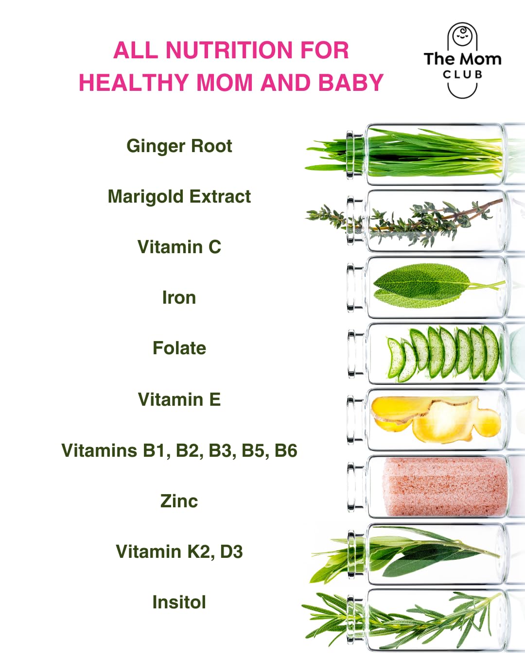 The Mom Club 4th Trimester Vitamins for new Moms – Ideal for Energy, Mood, Hormone Balance & Healing – Recovery Postnatal Multivitamin with Iron, Magnesium, VIT C, D3, Biotin & Zinc – 60 Capsules – 1 Month Supply