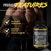 Nuke Nutrition Turkesterone 60 Capsules - Pure Ajuga Turkestanica Extract with Black Pepper for Faster Absorption – Boost Performance, Recovery & Strength - No Fillers, Batch Tested for Quality