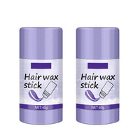 Hair Wax Stick, MKNZOME 2Pcs Hair Wax for Men Women Wax Stick for Hair Wigs Edge Control Stick Hair Stick Non-greasy Styling Wax for Fly Away & Edge Frizz Hair