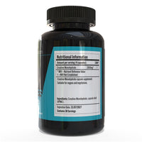Gains Nutrition GN Creatine Capsules | 120 Creatine Monohydrate Capsules for Men & Women | High Strength Creatine - 2800mg Creatine Monohydrate Per Serving | Non-GMO, Gluten & Filler Free