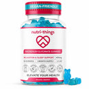 Nutri-things Magnesium Glycinate Gummies Adult - Mixed Berry Flavor, 400mg High Absorption Magnesium Chewable for Stress Relief, Sleep & Muscle Relaxation - Non-GMO, Gluten-Free - 60 Count, 30-Day Supply