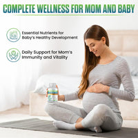 SigmaBiotics Pregnancy Plus Multivitamin for Women – 90 Tablets | Folic Acid, Iron, Vitamin D3, Omega-3 and Probiotic Blend - Prenatal Support Supplement for Mom’s Energy, Immunity, and Baby's Growth