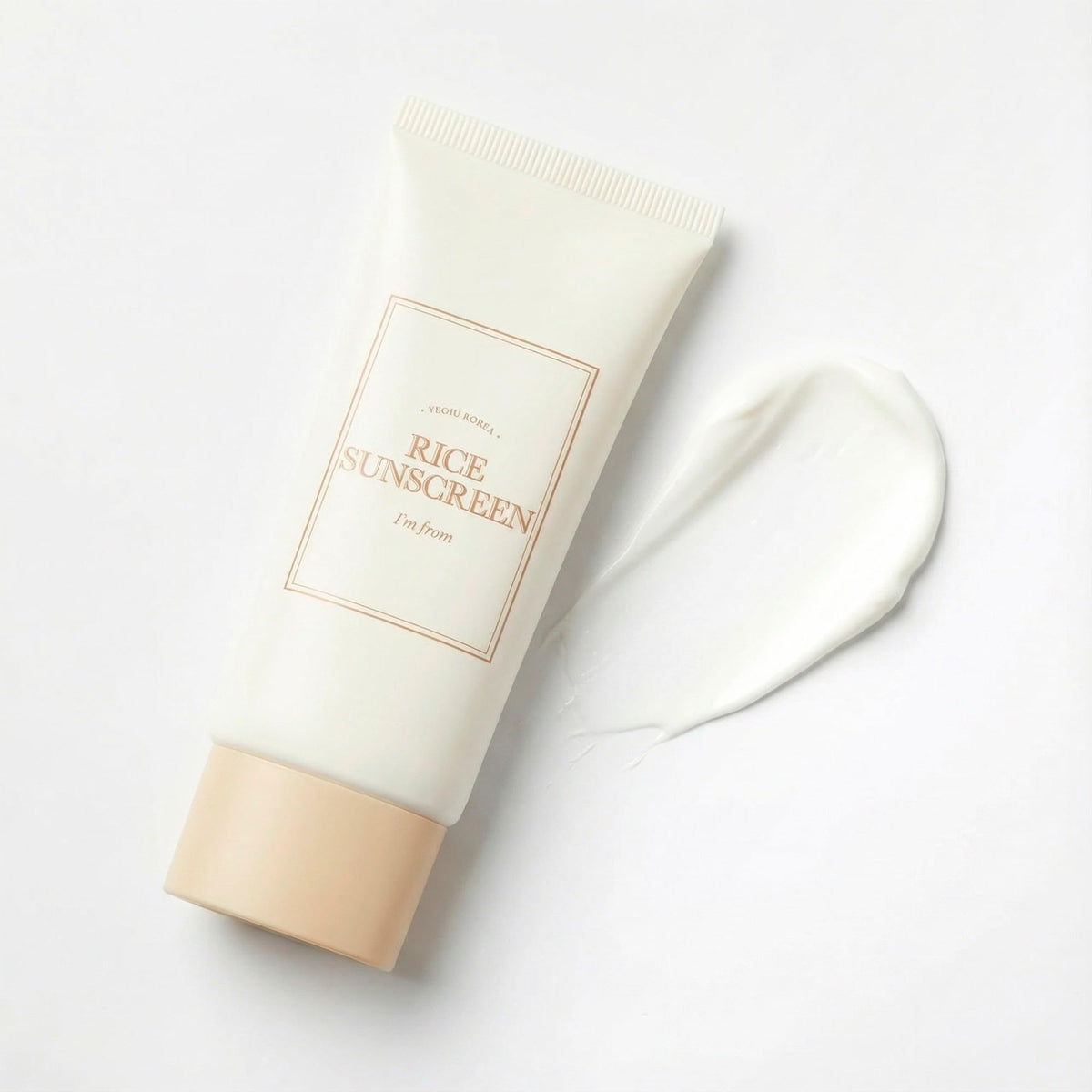 I'M From I'm from Rice Sunscreen 50ml, Physical, rice extract 41%, Non-nano zinc oxide, Reef friendly, skin sun protection