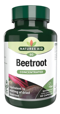 Natures Aid Organic Beetroot 4620mg 60 Capsules (Pack of 3)