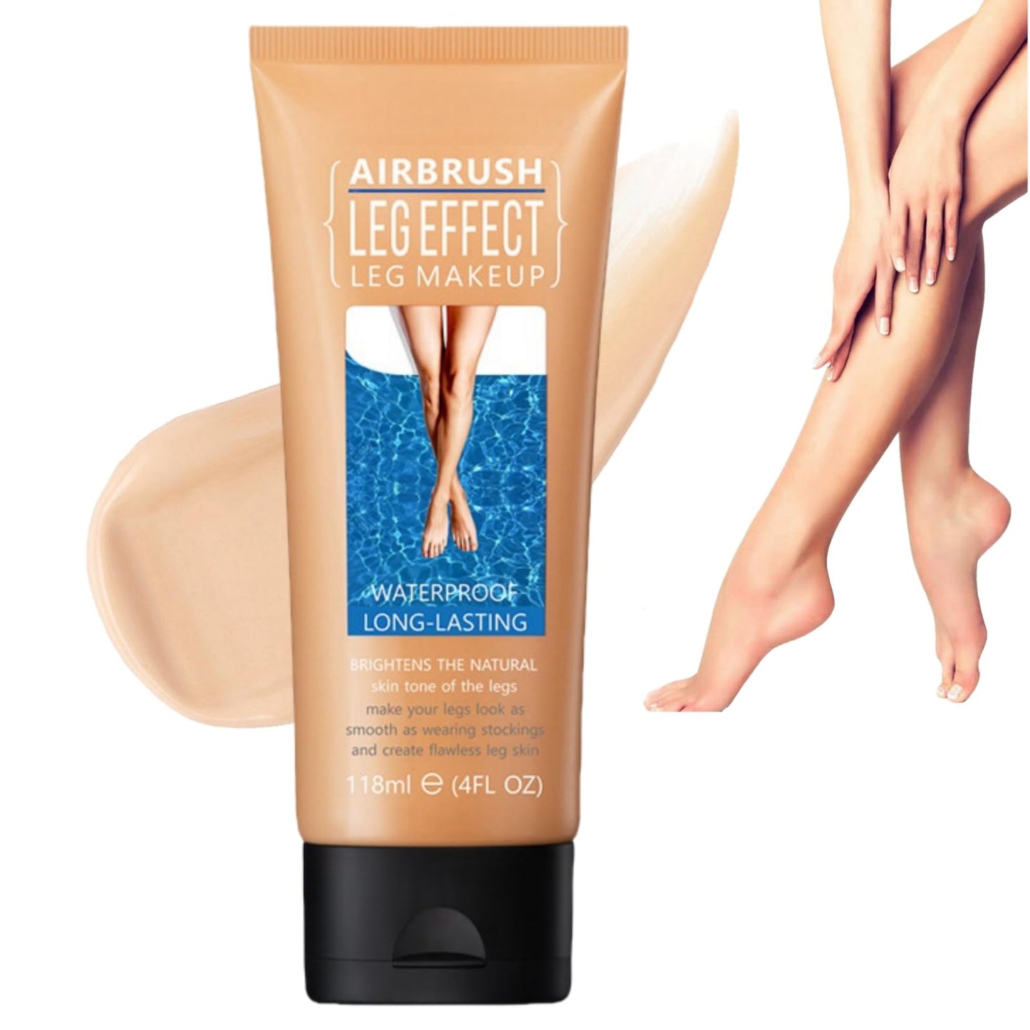 Oumun Colour Corrector Concealer,Leg Makeup Waterproof No Transfer,Leg Makeup Lotion,Leg Vein Cover up Makeup,Leg and Body Scar Cover up Makeup,Concealer Full Coverage,Makeup Concealer,Light Concealer,02#