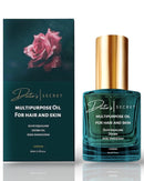 Doctor's Hair Secret Doctor's Secret Squalane, Rose, Joboba Multipurpose Oil Hair, Face, Body - Leave-In Hair Oil Ends Conditioning Shine Facial Oil Vegan 100% Natural Nourishing Hydrating Glow Glass Skin & Hair