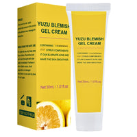 TBeautfave Yuzu Blemish Gel Cream - Lightweight Gel Moisturizer with Natural Extracts to Target Acne, Even Skin Tone, Skin Care for Face