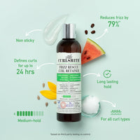 CURLSMITH Curlsmith - Frizz Rescue Curl Retainer, Jelly Hair Styler, Non-Sticky, Frizz Control, Humidity Protection, For All Curl Types, Vegan, 237ml/8 fl oz