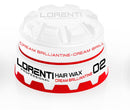 Lorenti Tokyo & Seoul Hair Styling Cream Brilliantine Wax | Shine Light Hold | No: 02 Cream Wax 150 ml